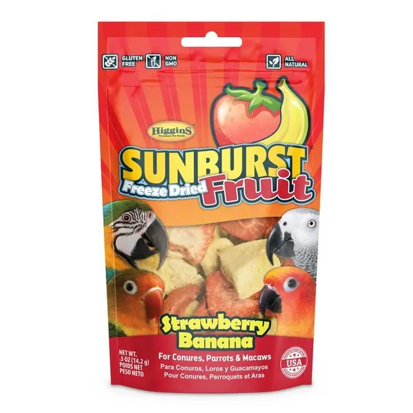 .5 oz. Higgins Sunburst Freeze Dried Fruit Strawberry Banana - Health/First Aid